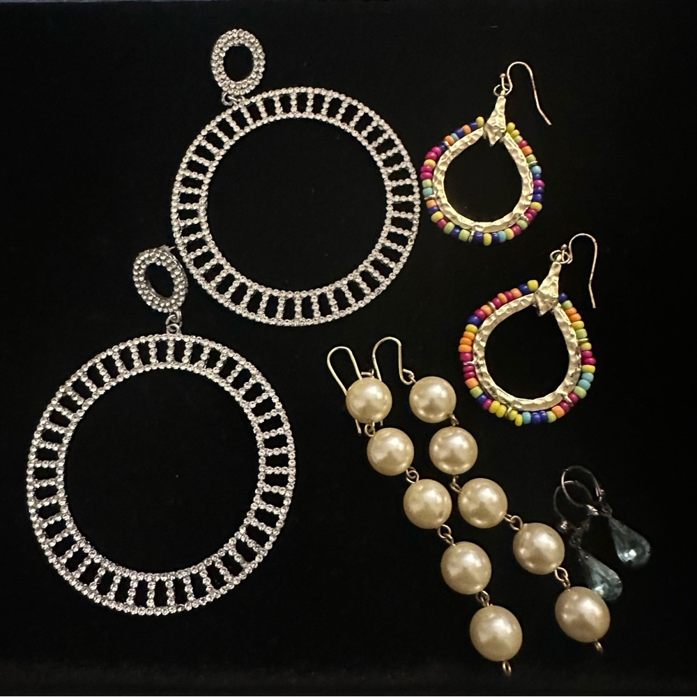 Four Pair Earring Bundle - image 1
